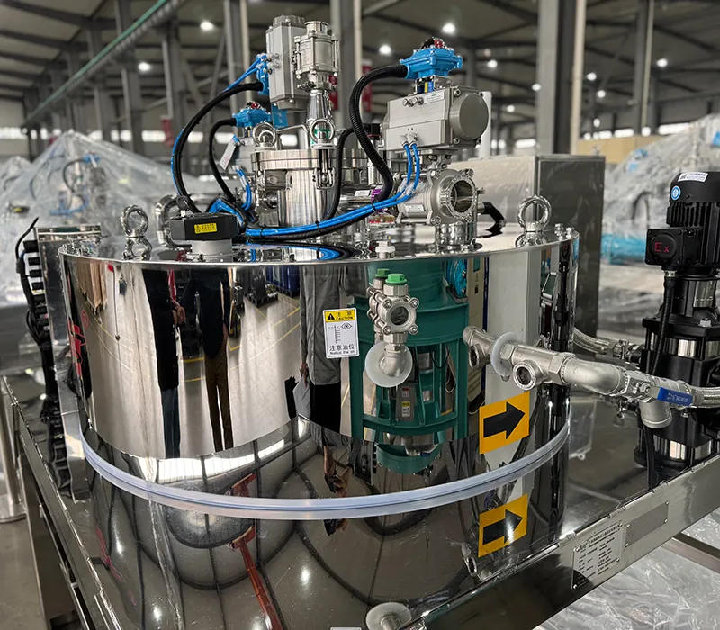 Séparation magnétique dans la production de PVDF dans une usine chimique