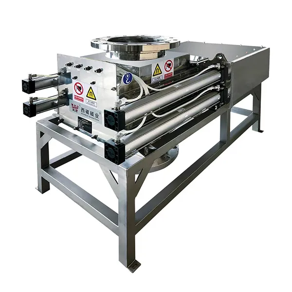 Filtre magnétique automatique pour poudres