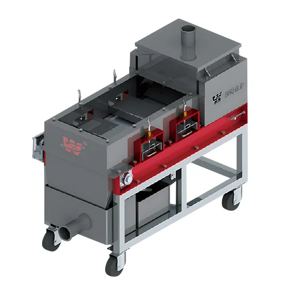Séparateur magnétique à tambour à bande transversale