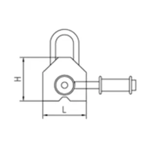 Aimant de levage permanent, Type A