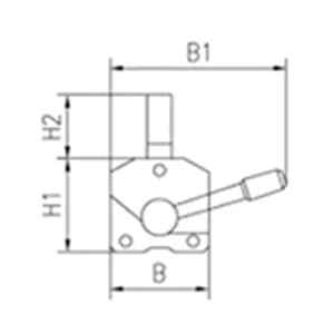 Aimant de levage permanent, Type B