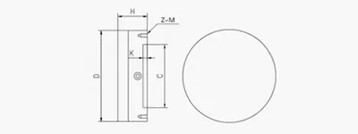 Mandrin Magnétique Permanent en Acier Rectangulaire